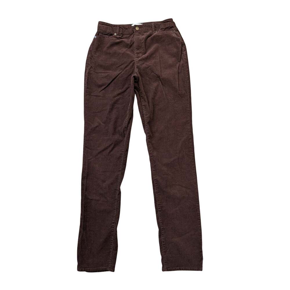 Coldwater Creek Brown Corduroy straight leg Woman's Jeans/Pants; 6 TALL/LONG